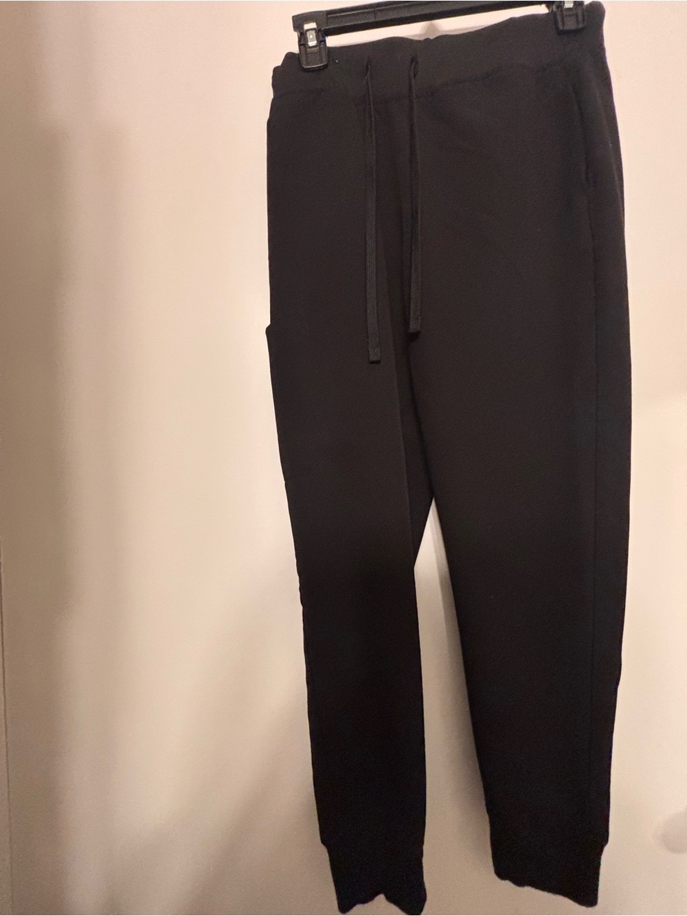 Women Mandala black scrub jogger pants